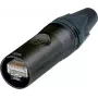Neutrik RJ45 etherCON CAT6 A Kištukas, tiesus, 8P8C NE8MX6-B Juodas 1 vnt.