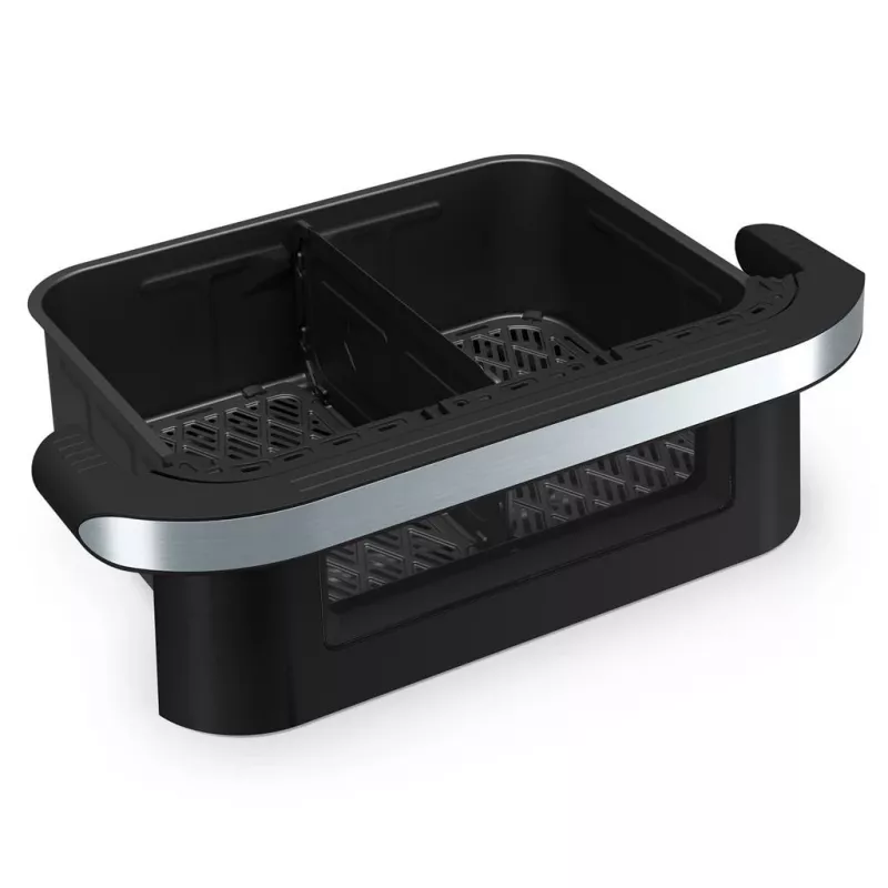Karšto oro gruzdintuvė Tristar FR-9078 Dviguba 10 L, 2800 W, jutiklinis valdymas, LCD, juoda/nerūdijantis plienas