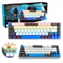 Mechaninė klaviatūra MEDIA-TECH MT1259 Red Core MX60, 60 % formos faktorius, CHERRY MX Red jungikliai, RGB apšvietimas, USB, aukšto profilio klavišai