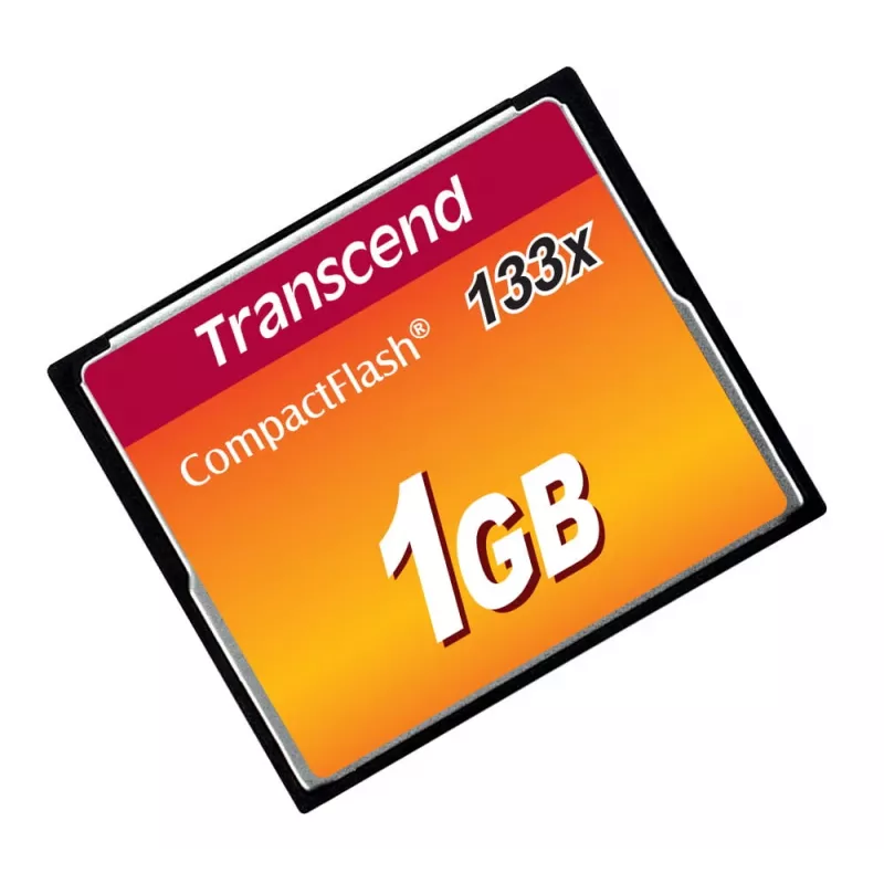 Transcend CompactFlash atminties kortelė – 1GB, 133x (TS1GCF133)