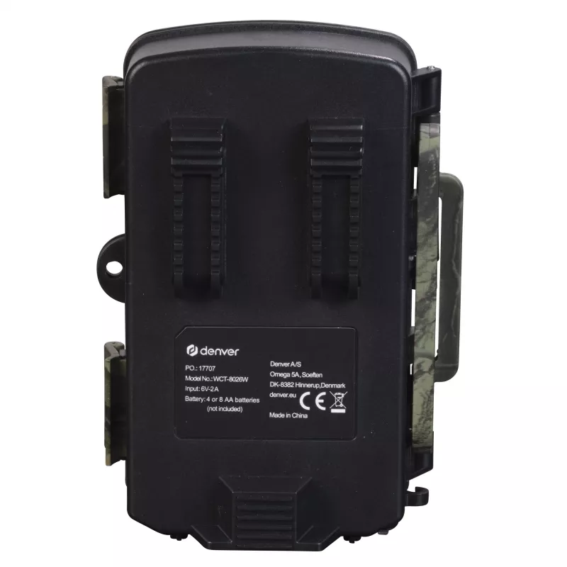 DENVER WCT-8026W – laukinės gamtos fotoaparatas, 8 MP / 48 MP (interpoliuotas), 4K, belaidis ryšys, Bluetooth (112131130110)