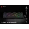 Mechaninė žaidimų klaviatūra SAVIO BLACKOUT X2 BROWN 61 klavišas 60% USB QWERTY RGB Outemu Brown
