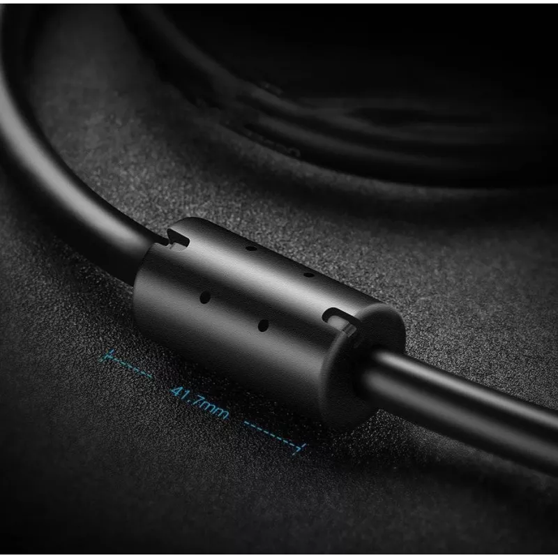 USB laidas UGREEN US132 Mini-USB 1 m – juodas, 480 Mbit/s, greitas įkrovimas