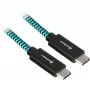 Sharkoon USB 3.2 Gen 2 laidas USB-C kištukas juoda/šviesiai mėlyna 1 metras - Laidas - Skaitmeniniai/duomenys