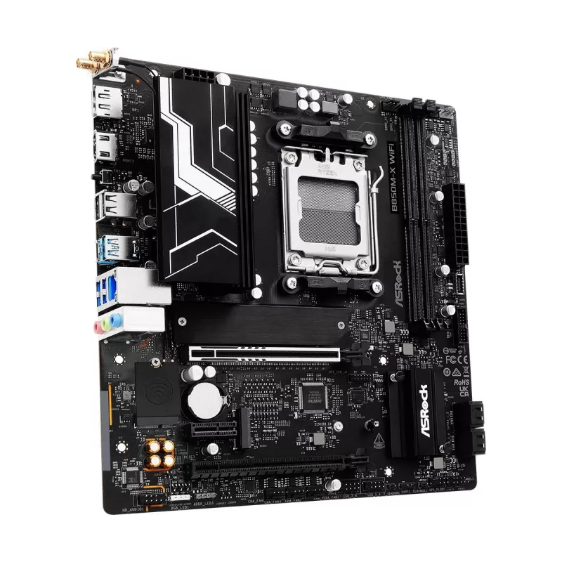 ASRock B850M-X WiFi R2.0 AMD B850 AM5 Micro-ATX pagrindinė plokštė