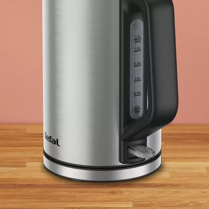 Elektrinis virdulys Tefal KI513D10 nerūdijantis plienas 1,7 L 2200 W, belaidis, 360° pagrindas