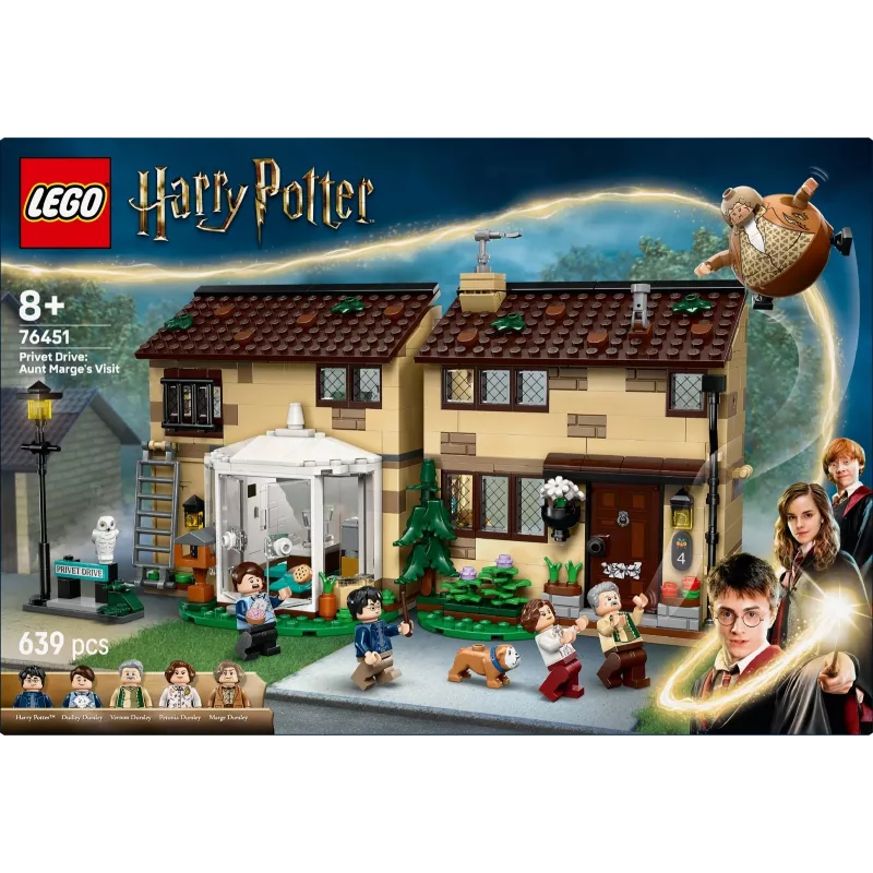LEGO HARRY POTTER 76451 Privet Drive: Tetės Marjės apsilankymas