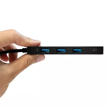 LogiLink UA0311 USB-C 3.2 Gen 2 Multiport Hub 4 prievadai juodas