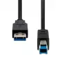 USB 3.2 Gen1 A į B laidas ProXtend USB3AB-0005, 5 m, 5 Gbps