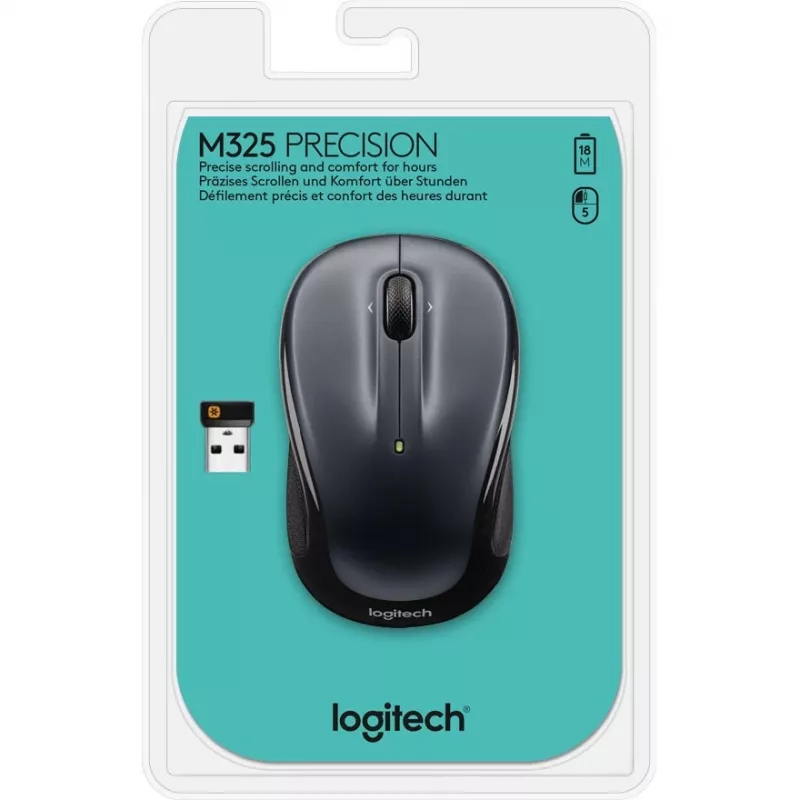 Logitech 910-002142 pelė pilka