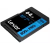 „Lexar“ SDXC atminties kortelė 64 GB UHS-I 800xPRO — Class 10, U3, V30, 150 MB/s