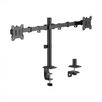 Stalinis laikiklis dviems monitoriams Sbox LCD-352/2-3 (17-32/2x10kg/100x100)