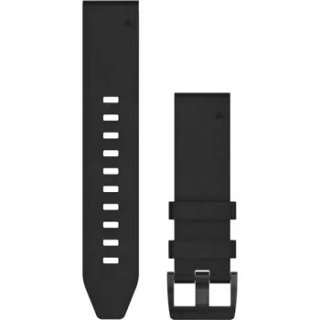 Garmin QuickFit juodas odinis dirželis 010-12740-01