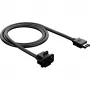 USB-C laidas Fractal Design FD-A-USBC-002 1m juodas 10 Gbit/s