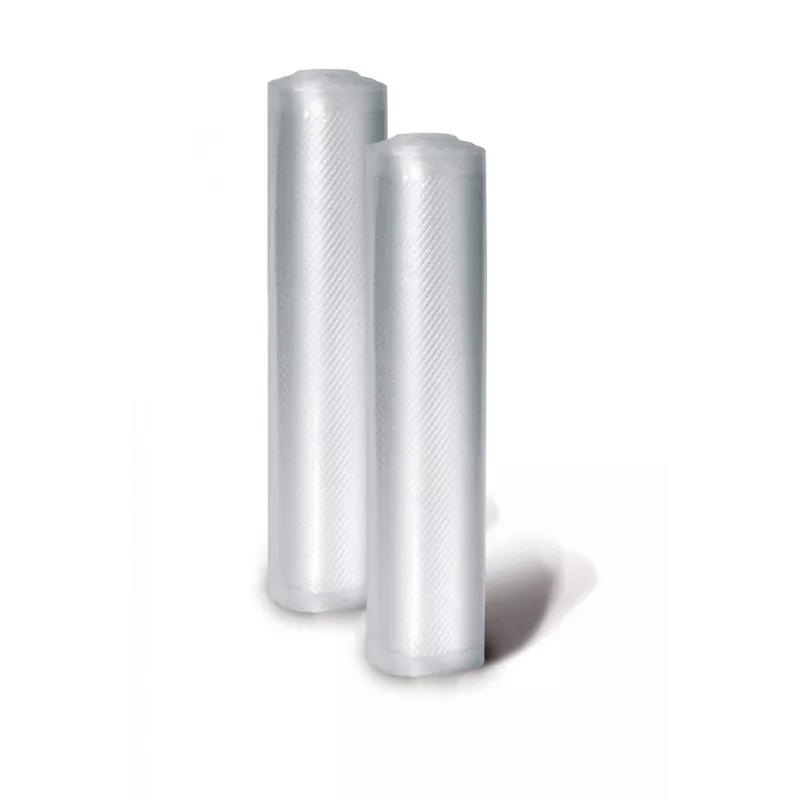Caso folijos ritinėliai vakuuminiam sandarinimui 01222 (2 vnt., 28 x 600 cm, briaunoti)