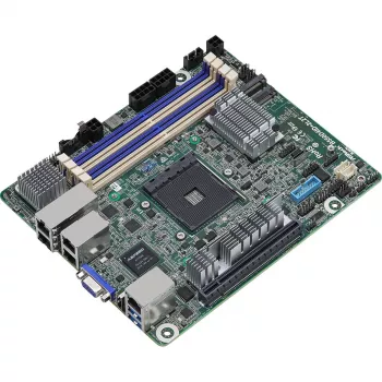 ASRock B550D4ID-2L2T pagrindinė plokštė AMD B550 lizdas AM4 mini ITX