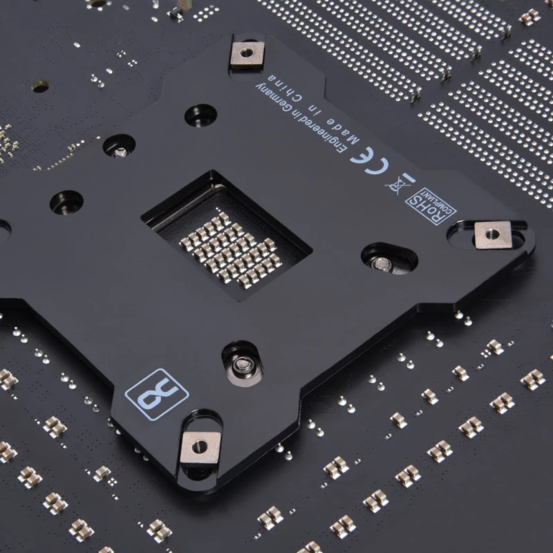 Alphacool 13071 Atraminė plokštė nerūdijančio plieno juoda 90mm