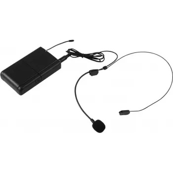 Belaidė ausinė mikrofono sistema Omnitronic WAMS-10BT su ausinėmis, Bluetooth