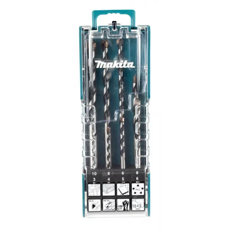 MAKITA Universalinių grąžtų rinkinys HM/CT 8 vnt.