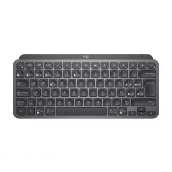 Logitech MX Keys Mini verslui - klaviatūra - su foniniu apšvietimu - belaidė - Bluetooth LE - QWERTY - ispanų - Europa - grafito spalvos (920-010603)