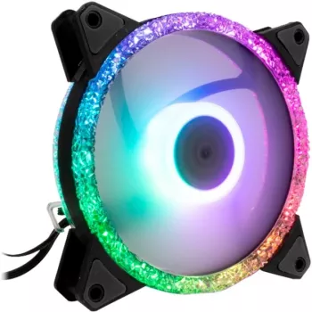 INTER-TECH RS-071 120 mm ARGB korpuso ventiliatorius – juodas