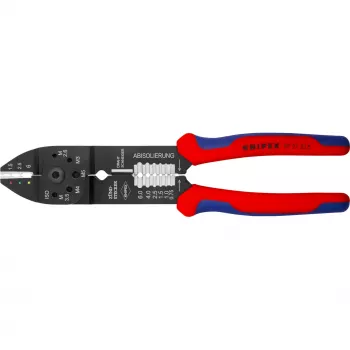 Knipex 97 21 215 laidų užspaudimo įrankis Juoda, Mėlyna, Raudona
