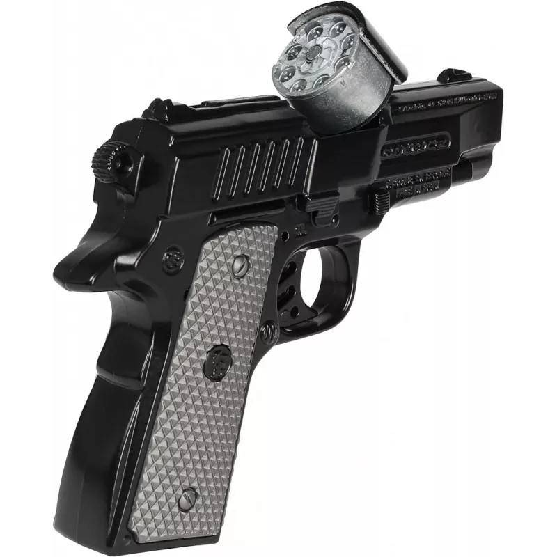Pulio modelis 15546/6 – metalinis policijos pistoletas žaislas