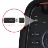 Nešiojamas garsiakalbis MANTA ATTIS SPK0802 120W, Bluetooth, laidinis įėjimas, įkraunamas, FM, LED lemputės