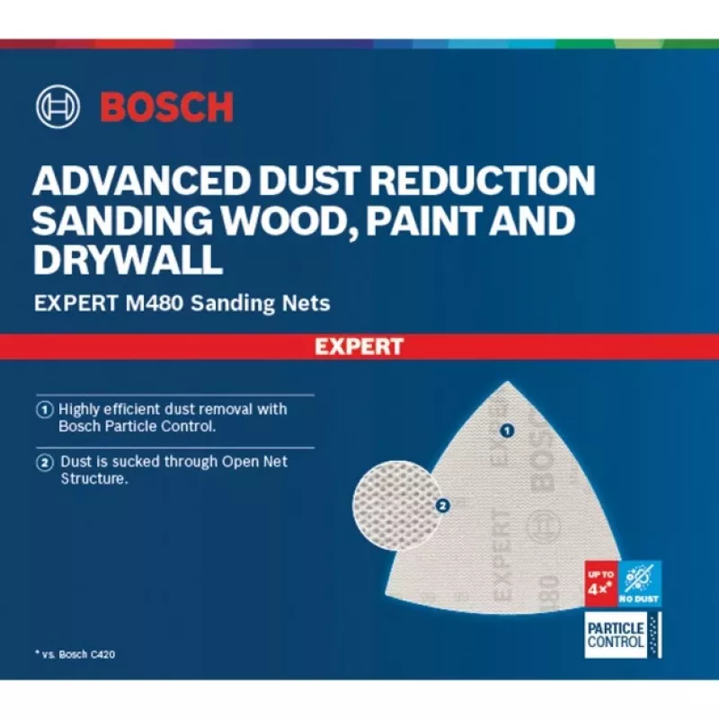 Bosch Expert M480 šlifavimo tinklelis
