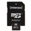INTENSO atminties kortelė MICRO SDHC 32GB C10 su adapteriu 3413480