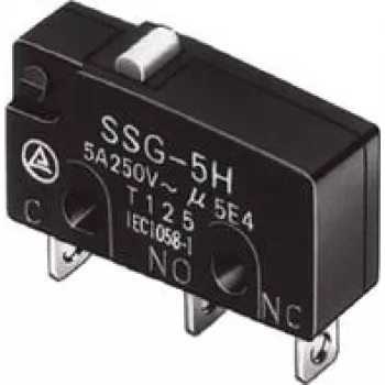 Omron SSG-5L2H mikro jungiklis 14 V/DC 5 A 1 x on/(on) 1 vnt. Maišelis