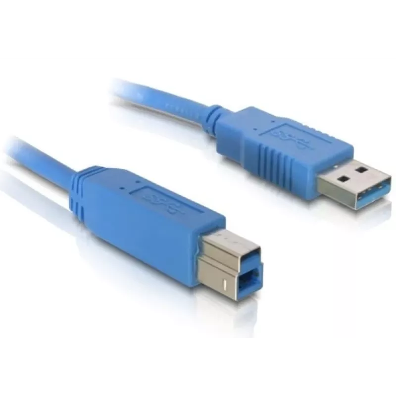 USB kabelis DeLOCK 82434 1,8 m USB A USB B mėlynas
