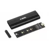 Išorinis SSD dėklas IBOX HD-07, skirtas 1x M.2 diskui, USB 3.2 Gen 2 (10 Gbit/s), USB-C, juodas