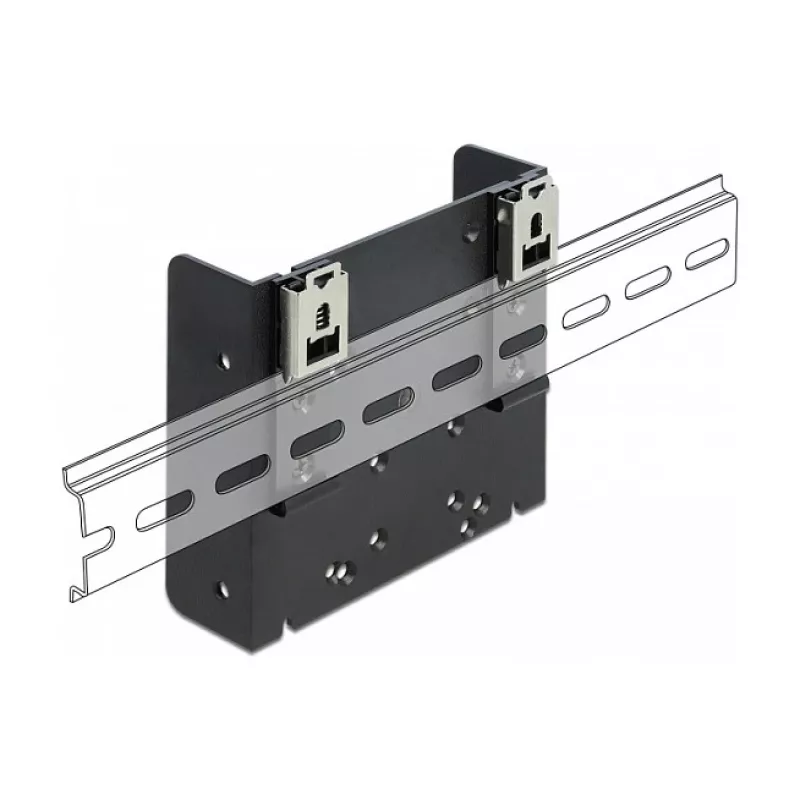 Tvirtinimo rinkinys DeLOCK 66292 Juodas ABS Sintetika