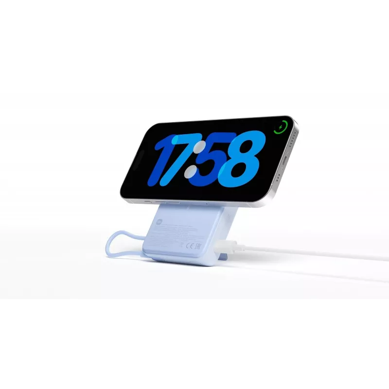 Power bankas Xiaomi BHR08P9GL 5900 mAh Li‑Ion, belaidis įkrovimas, USB‑C, pilka
