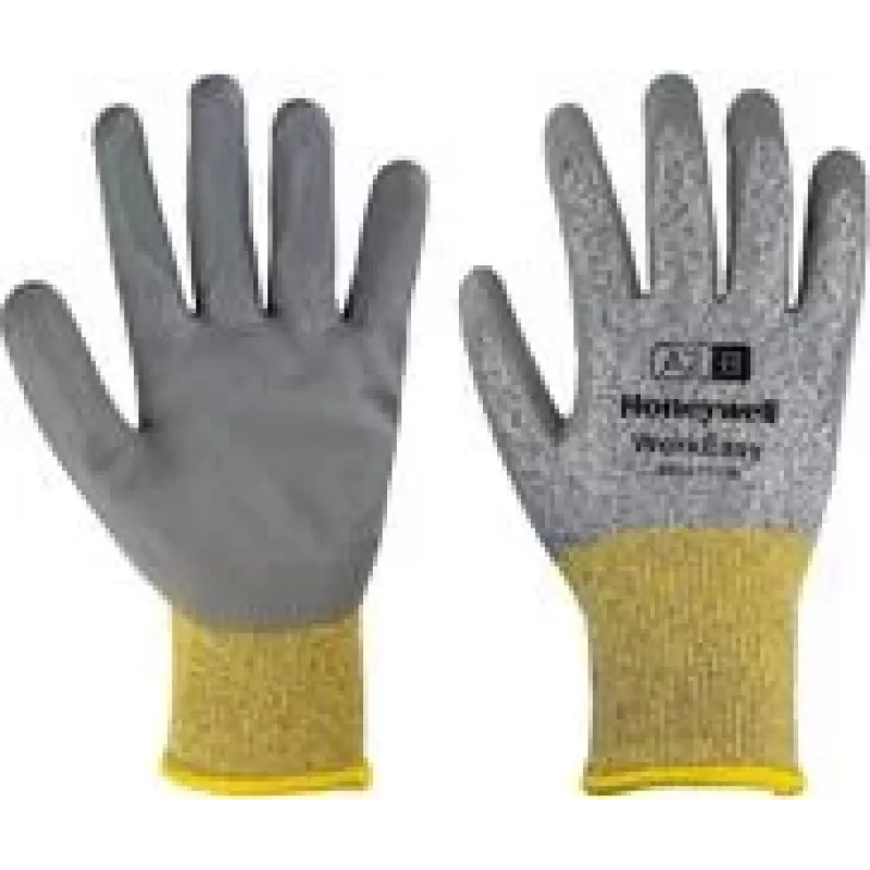 Apsauginės kumštinės pirštinės Honeywell WE22-7113G-10/XL pilkos stiklo pluošto poliuretanu
