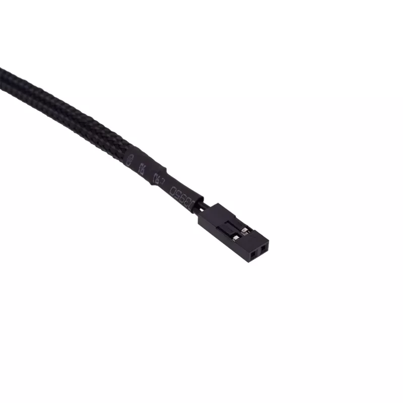 Alphacool Eiszapfen temperatūros jutiklis kištukas G1/4 – skysčio aušinimo sistemoms – giliai juodas – 50 cm