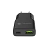 Maitinimo adapteris NATEC Ribera NUC-2377 — 1×USB-A, 1×USB-C, 3 A išėjimas