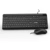 Inca IMK-377 klaviatūra su pele, biuro USB, turkiškas išdėstymas, juoda