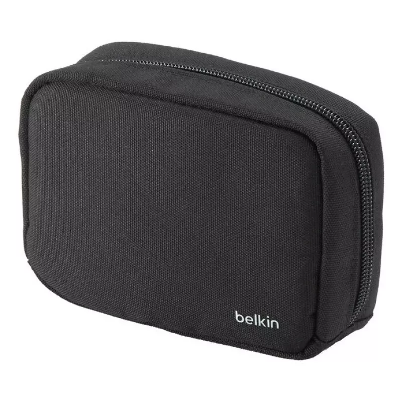 Belkin BoostCharge Pro Qi2 3 viename sulankstomas magnetinis belaidis kelioninis įkroviklis, juodas, 15 W
