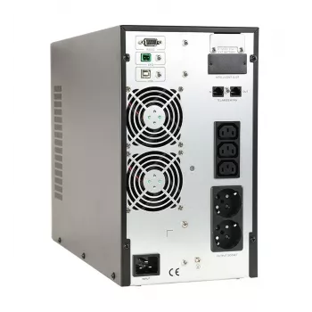 Nepertraukiamo maitinimo šaltinis UPS 2000VA On-Line 3xIE C 2xSchuko USB