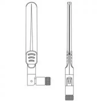 Extreme Networks antena - Wi-Fi - 5,2 dBi, 3,2 dBi - kryptinė - vidaus - balta - skirta Zebra AP 6522 (ML-2452-APA2-02)