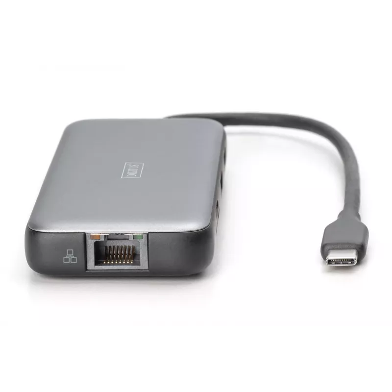 USB-C stotelė Digitus DA-70915 8 prievadų 100W Power Delivery