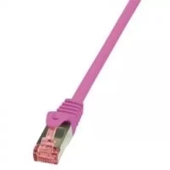 Logilink PrimeLine – Laidas – RJ-45 (P) – RJ-45 (P) – 1 m – SFTP, PiMF – CAT 6 – lygus, be halogenų – rožinis (CQ2039S)