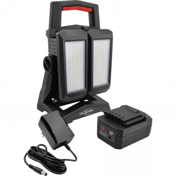 Darbinis šviestuvas ANSMANN HS4500R-DUO įkraunamas 4500 lm, nešiojamas LED prožektorius