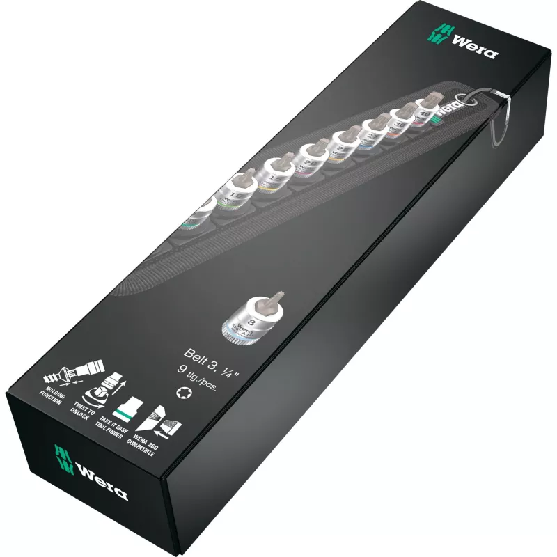 Veržliarakčių komplektas Wera 05003882001