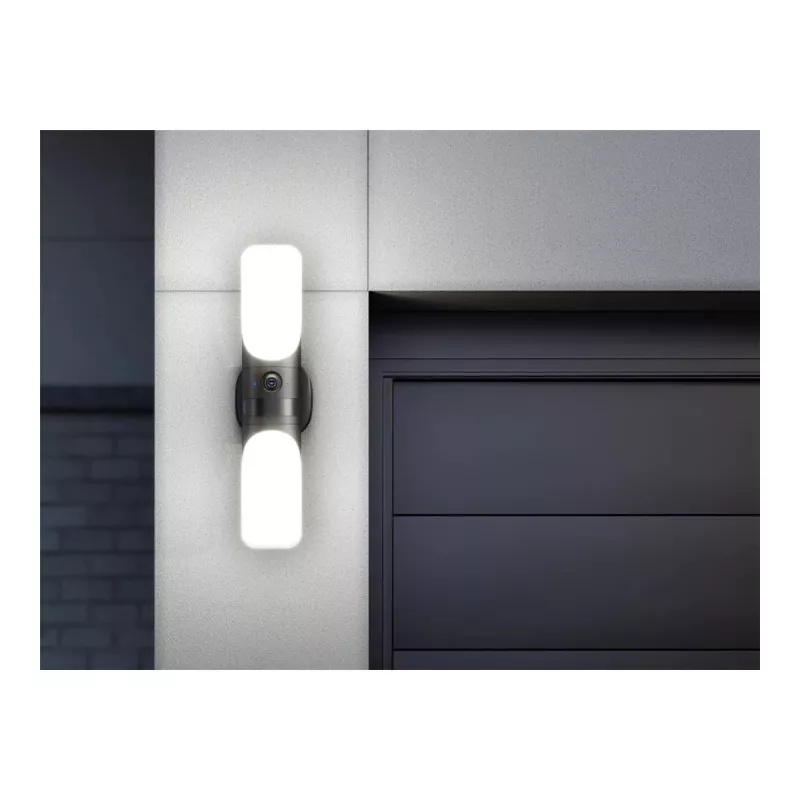 Anker Eufy Wired Wall Light Cam S100 – belaidė lauko apsaugos kamera su šviesa