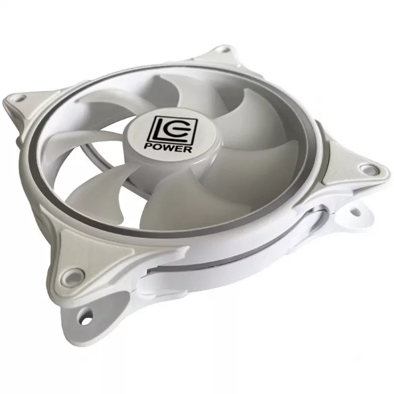 LC-Power LC-CF-120-ARGB-W 120 mm ARGB korpuso ventiliatorius – baltas
