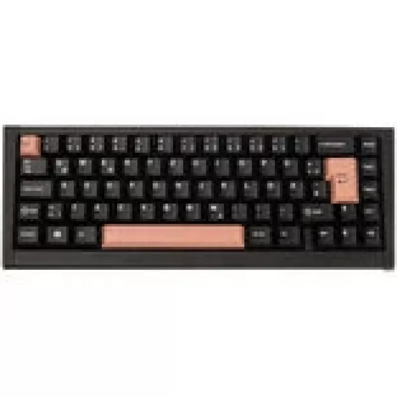 GMK FPTK5052 klaviatūros klavišų dangtelių papildymo rinkinys, ABS, dvigubo įpurškimo, ISO ir ANSI, pastelinė rožinė