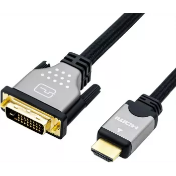 ROLINE 11.04.5876 vaizdo laidas-adapteris 1,5 m HDMI A tipo (standartinis) DVI-D juodas-sidabrinis